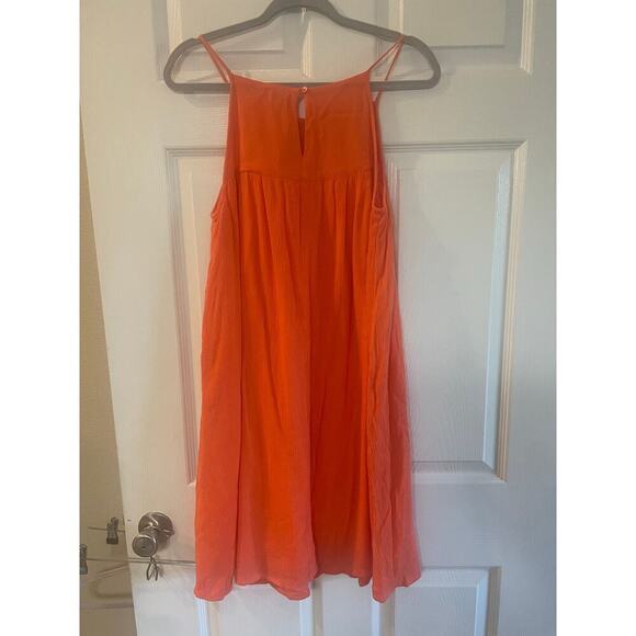 Crown & Ivy Beach Coral Embroidered dress size Medium - Picture 2 of 13
